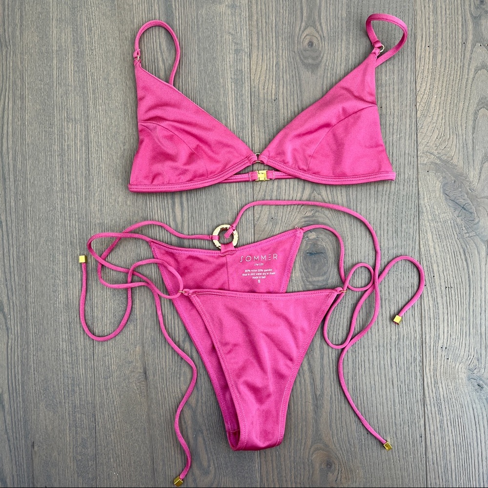 Sommer swim bikini set in Valzer Pink